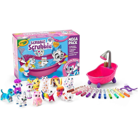 SCRIBBLE SCRUBBIE PETS MEGA SET