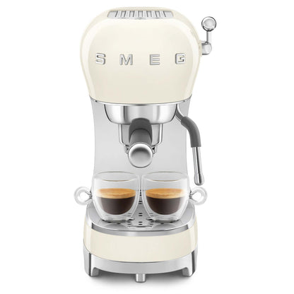 50'S RETRO STYLE ESPRESSO MACHINE, CREAM