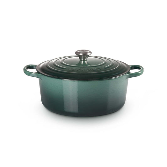 9QT SIGNATURE CAST IRON ROUND DUTCH OVEN ARTICHAUT