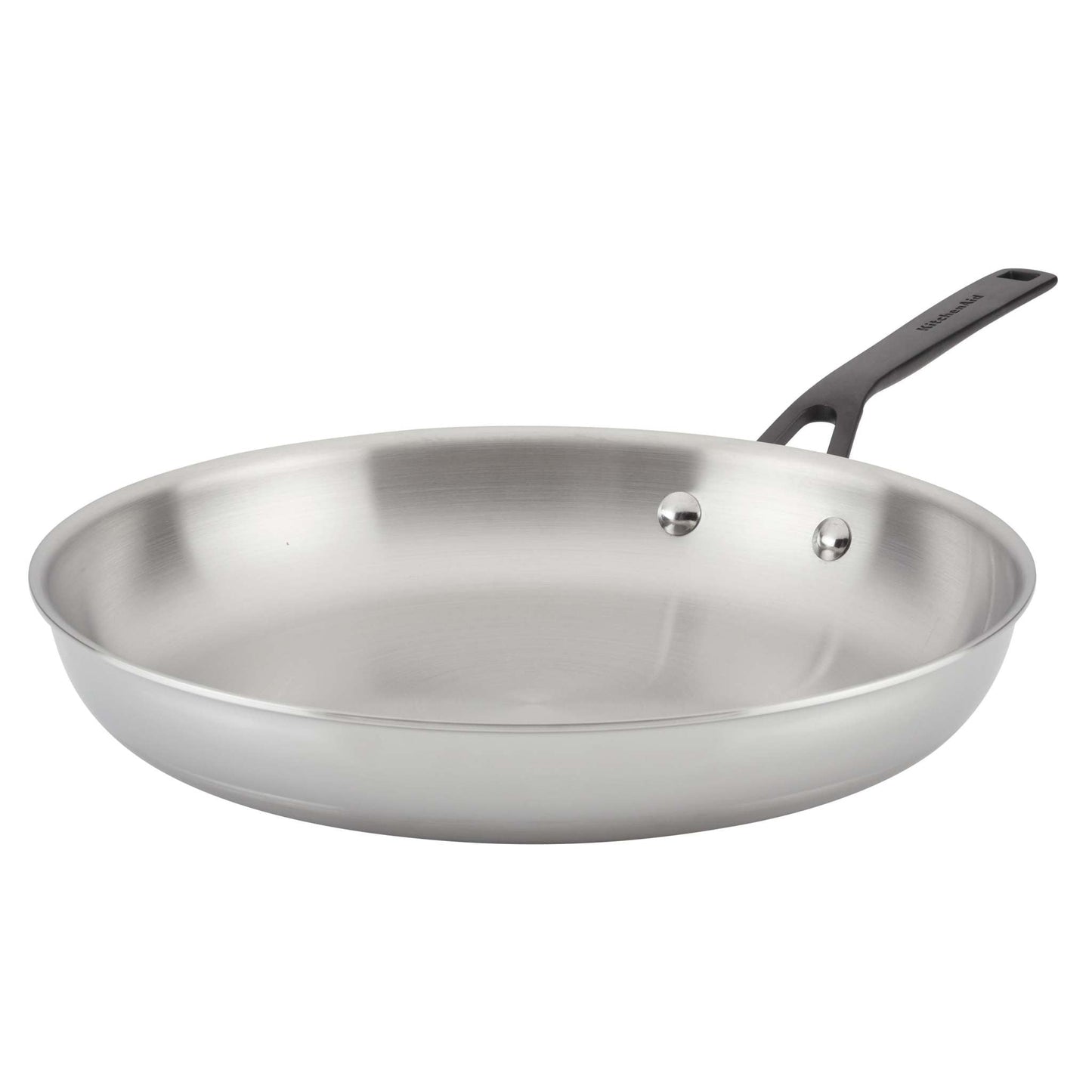 12.25" STAINLESS STEEL 5-PLY CLAD FRY PAN