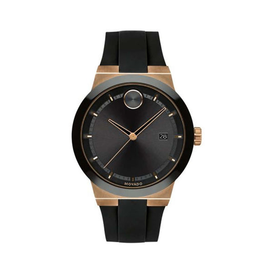 MENS BOLD FUSION & SILICONE STRAP WATCH