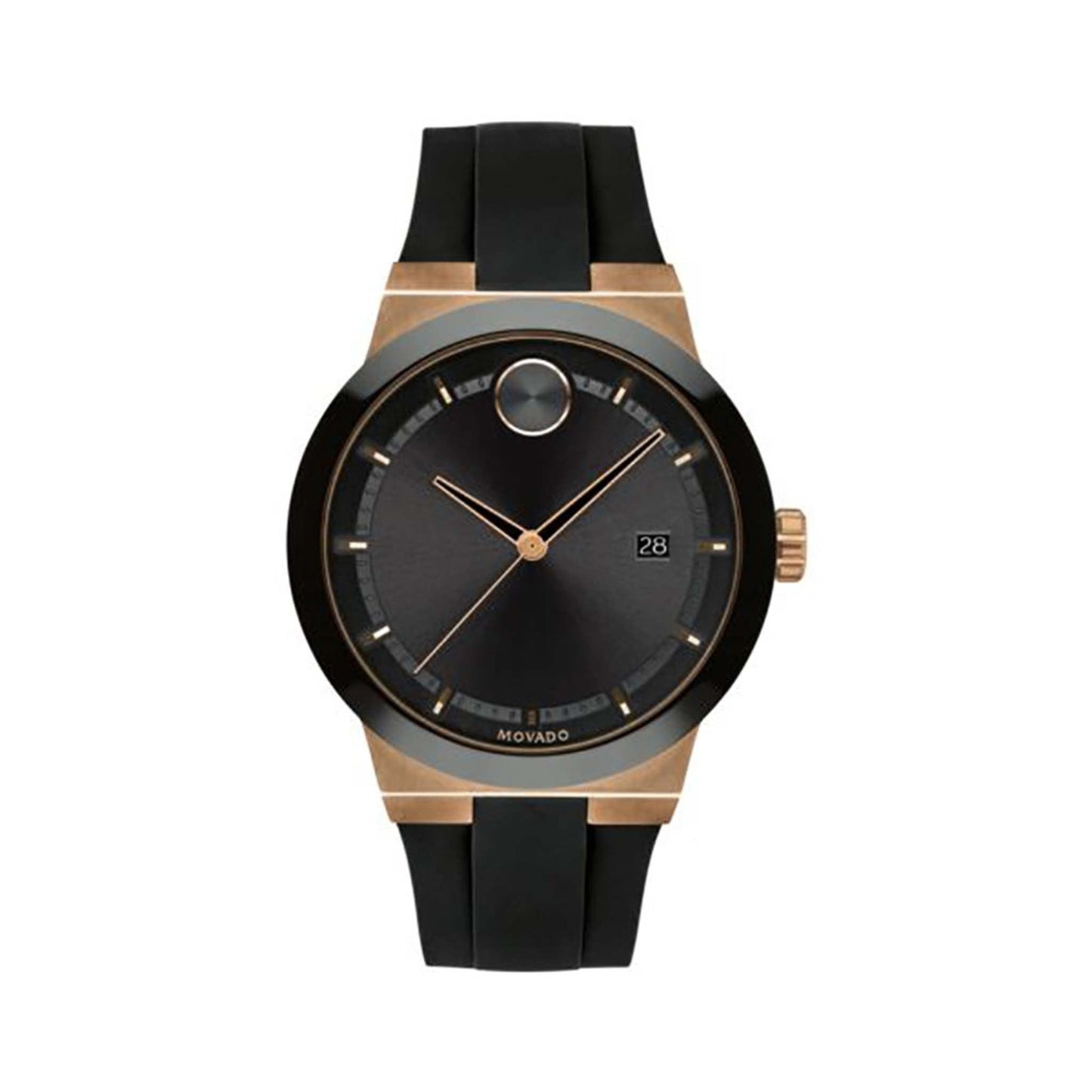 MENS BOLD FUSION & SILICONE STRAP WATCH