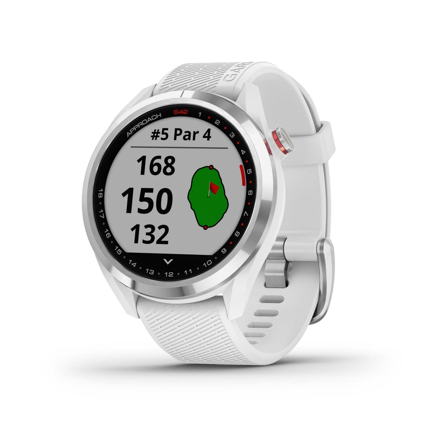 APPROACH S42 GOLF SMARTWATCH POLISHED W/ STRAP