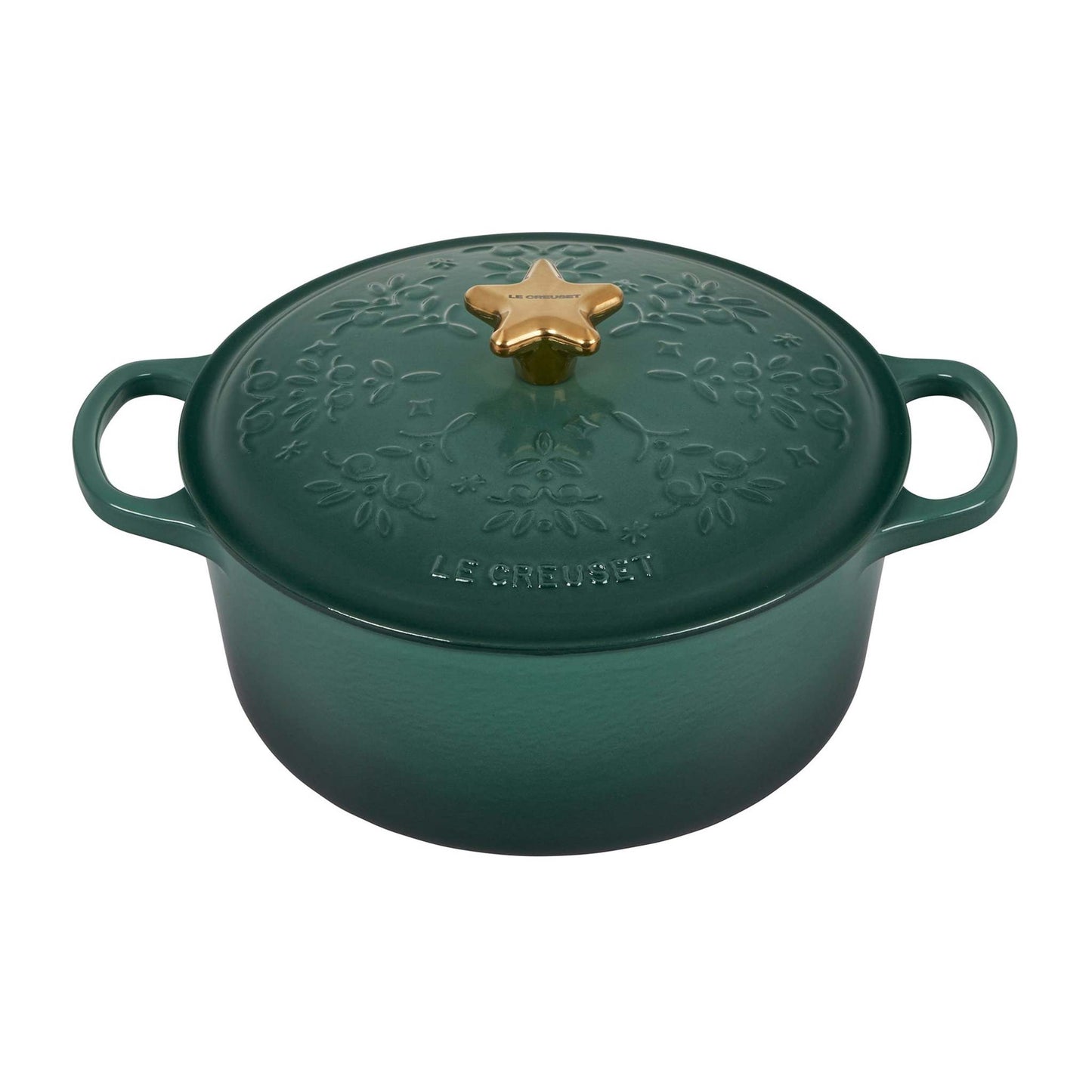 NOEL COLLECTION 4.5QT SIGNATURE CAST IRON ROUND DUTCH OVEN ARTICHAUT