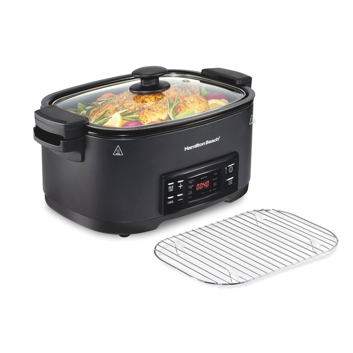 9-in-1 Searing Slow Cooker Black