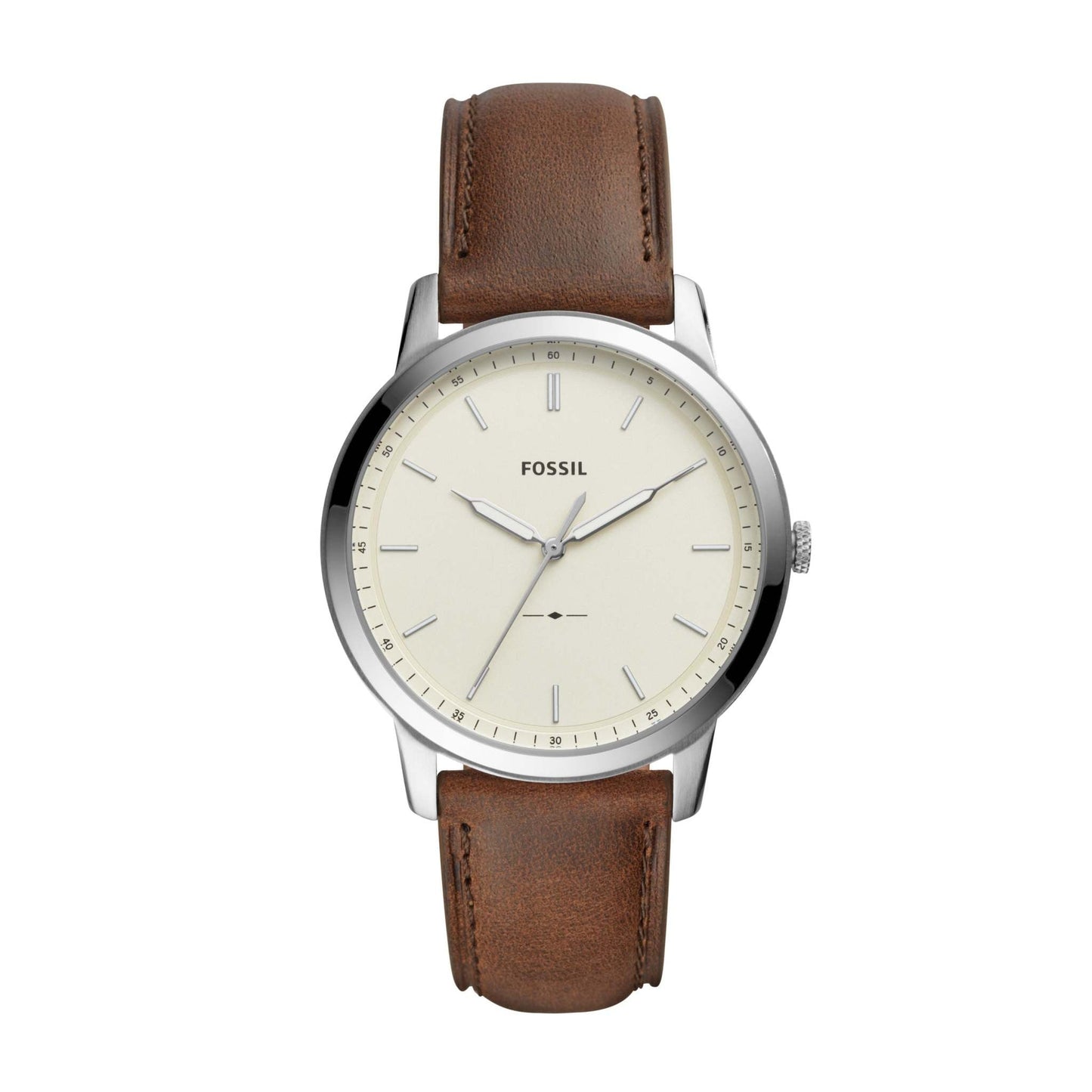 MEN'S MINIMALIST LEATHER STRAP WATCH