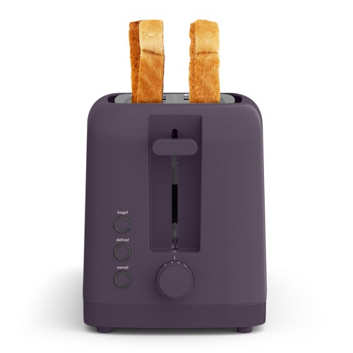 4 Slice Slim Toaster Plum