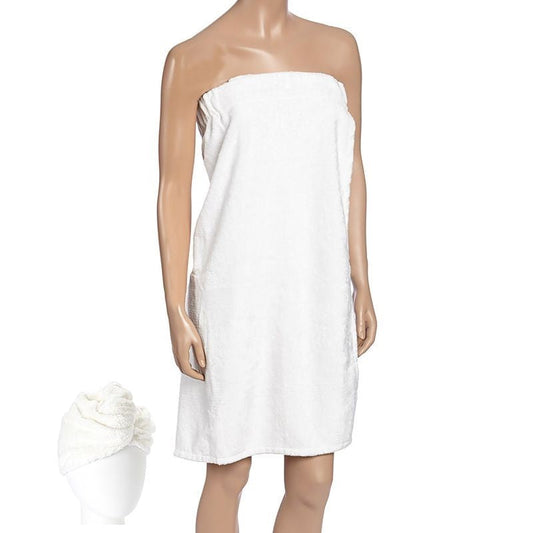 BAMBOO HAIR TURBAN WRAP SET