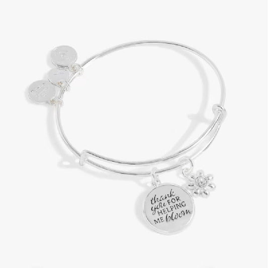 THANK YOU FOR HELPING ME BLOOM CHARM BANGLE