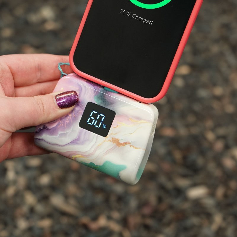 TOTALBOOST MINI 5,000MAH POWER BANK W/ INTERCHANGEABLE ADAPTERS