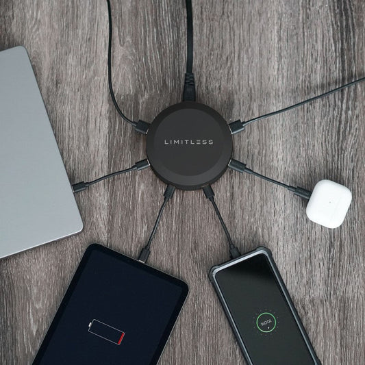 CHARGEHUB MULTI-STATION 6-PORT 65W DESKTOP CHARGING STATION