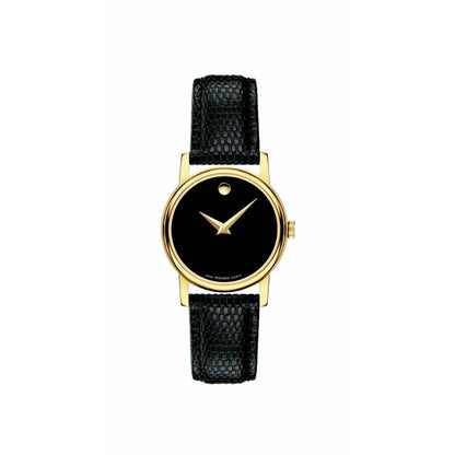 LADIES MUSEUM CLASSIC TEXTURED LEATHER STRAP WATCH