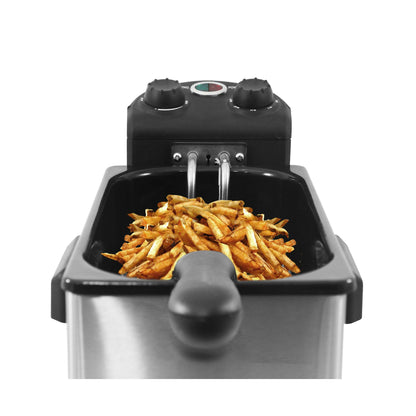 GOURMET 3.5QT DEEP FRYER W/ TIMER & THERMOSTAT