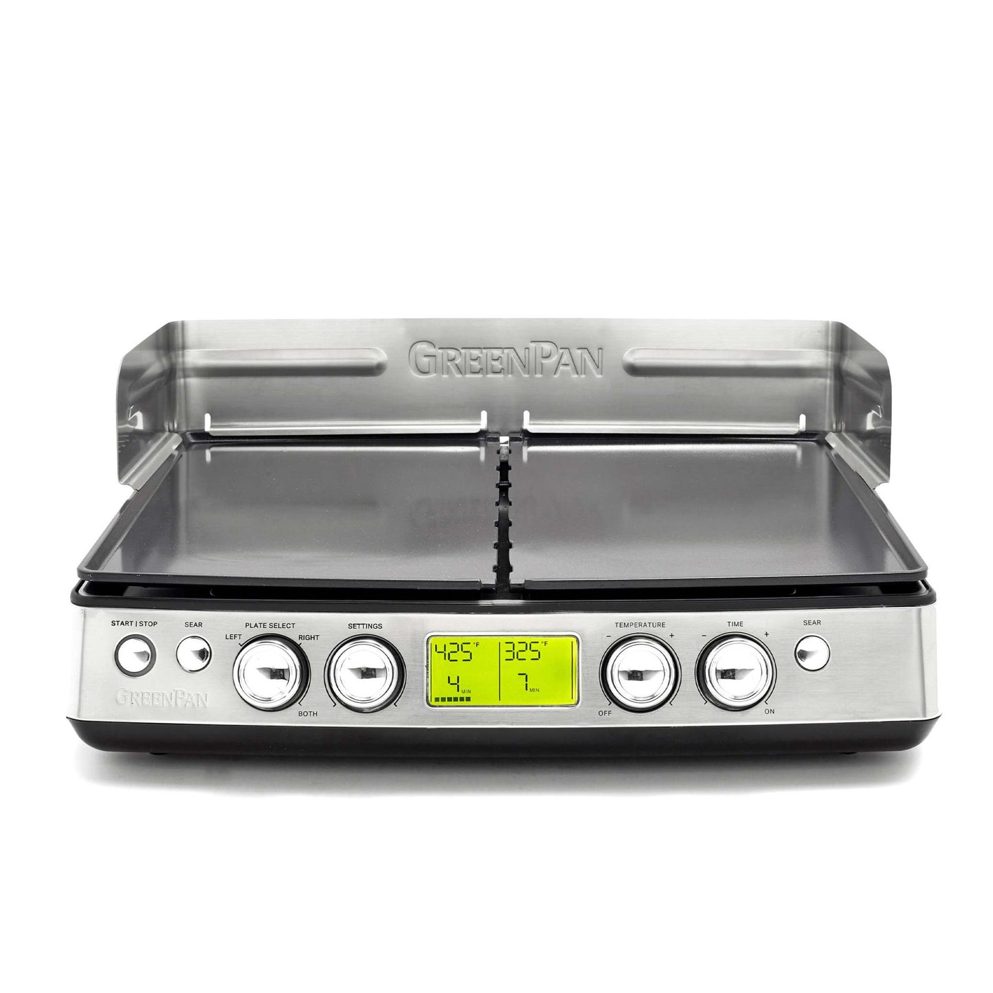 ELITE XL SMOKE-LESS GRILL & GRIDDLE PREMIER STAINLESS STEEL