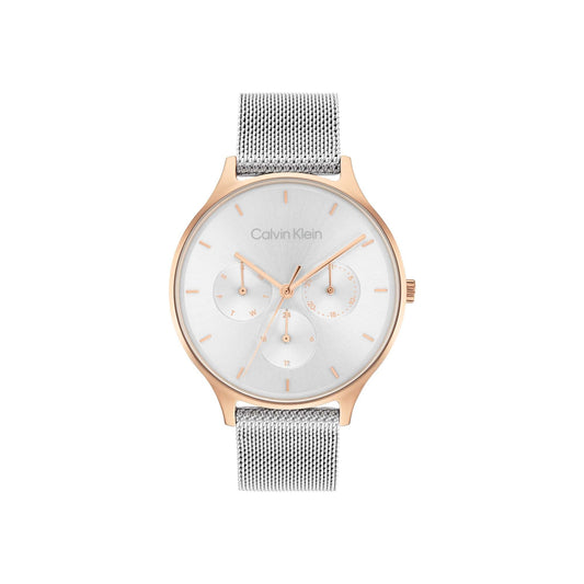 LADIES TIMELESS MULTI-FUNCTION SS MESH WATCH
