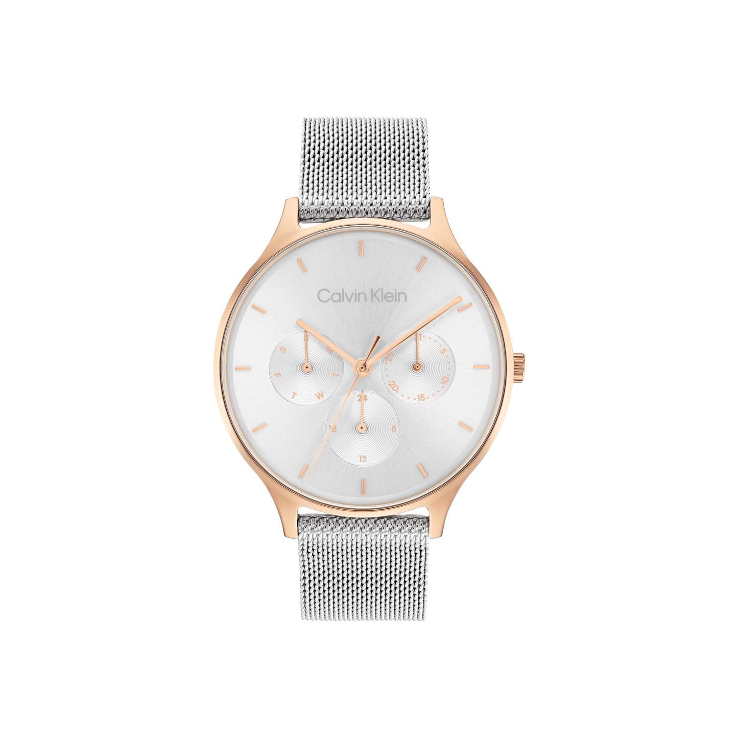 LADIES TIMELESS MULTI-FUNCTION SS MESH WATCH