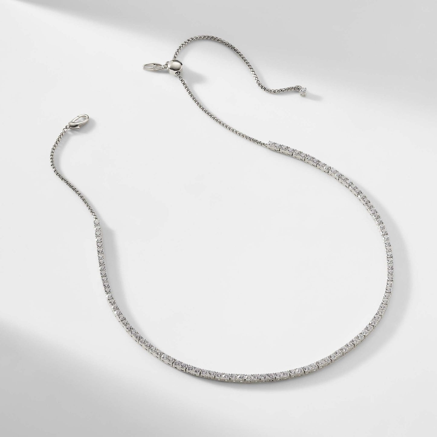 LOVE ALL TENNIS NECKLACE SLIDER