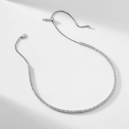 LOVE ALL TENNIS NECKLACE SLIDER