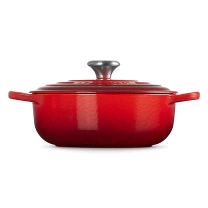 3.5QT SIGNATURE CAST IRON SAUTEUSE CERISE