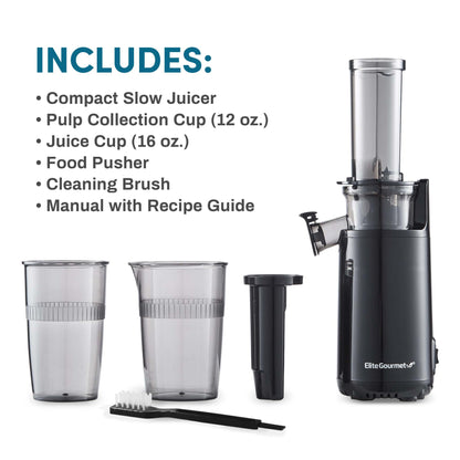 16OZ COMPACT MASTICATING SLOW JUICER