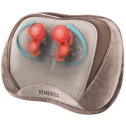 3D SHIATSU + VIBRATION MASSAGE PILLOW W/ HEAT