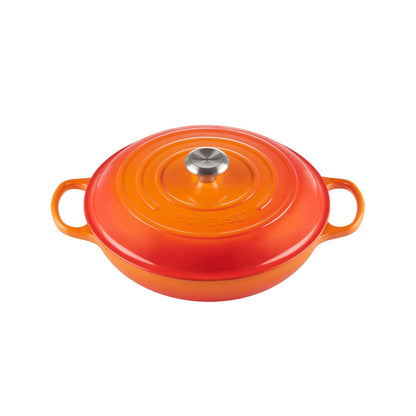 3.5QT SIGNATURE CAST IRON BRAISER FLAME