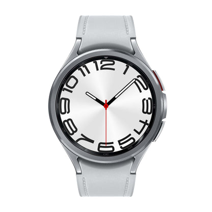 GALAXY WATCH6 CLASSIC 47MM STAINLESS STEEL & LEATHER STRAP SMARTWATCH