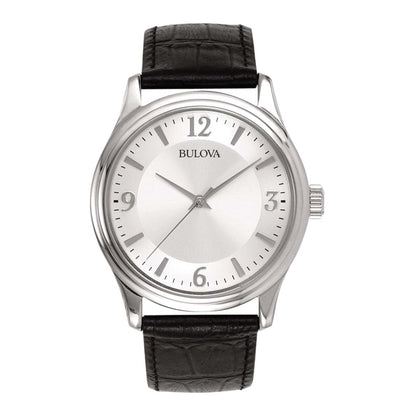 MENS CORPORATE COLLECTION LEATHER STRAP WATCH