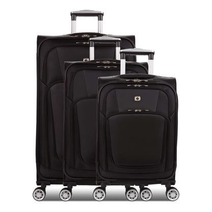 7768 EXPANDABLE 3PC SPINNER LUGGAGE SET