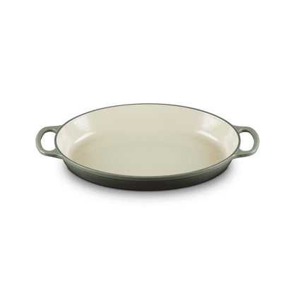 3QT SIGNATURE CAST IRON OVAL BAKER OYSTER