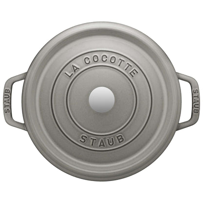 4QT CAST IRON ROUND DUTCH OVEN GRAPHITE GRAY