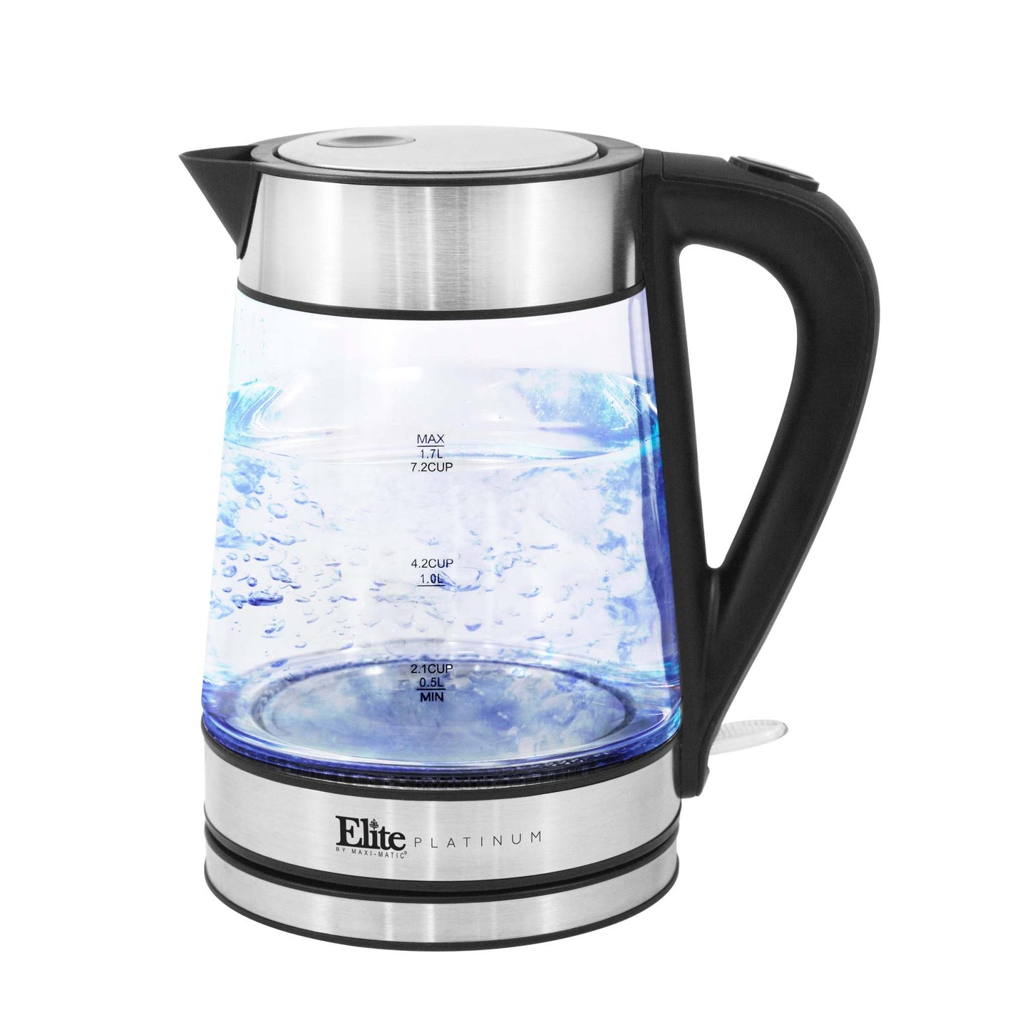 1.7L ELECTRIC CORDLESS GLASS WATER KETTLE