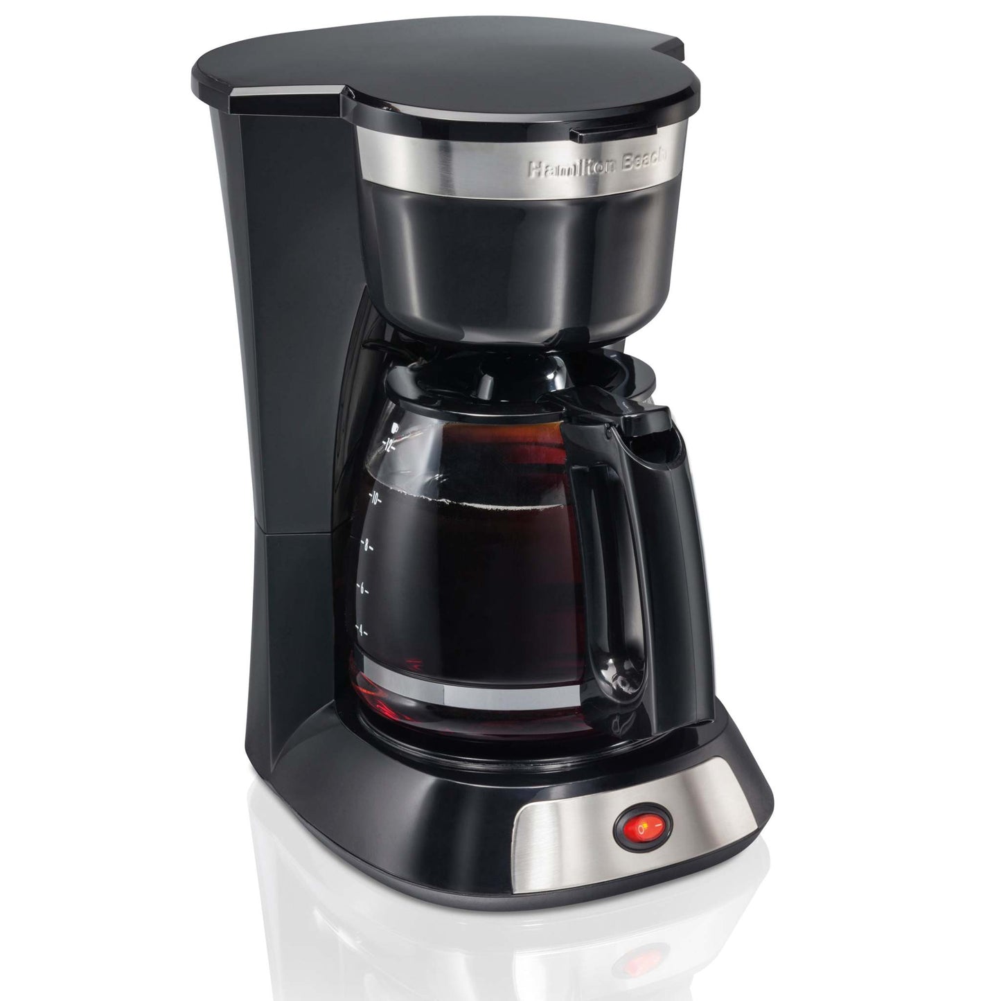 12 CUP COFFEEMAKER W/ STAINLESS STEEL ACCENTS