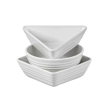 3PC STONEWARE SERVING/TAPAS DISH SET