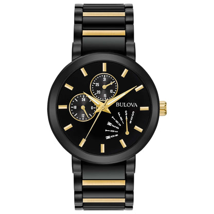 MENS CLASSIC ION-PLATED STAINLESS STEEL WATCH