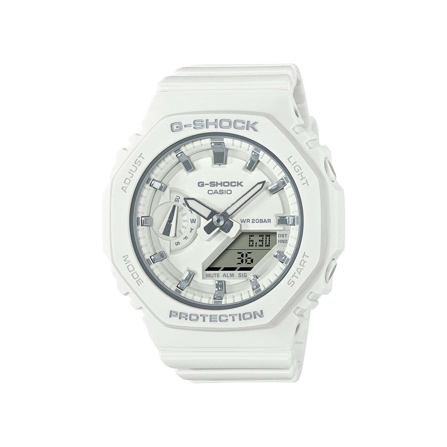 LADIES COMPACT G-SHOCK CARBON CORE ANALOG/DIGITAL WATCH