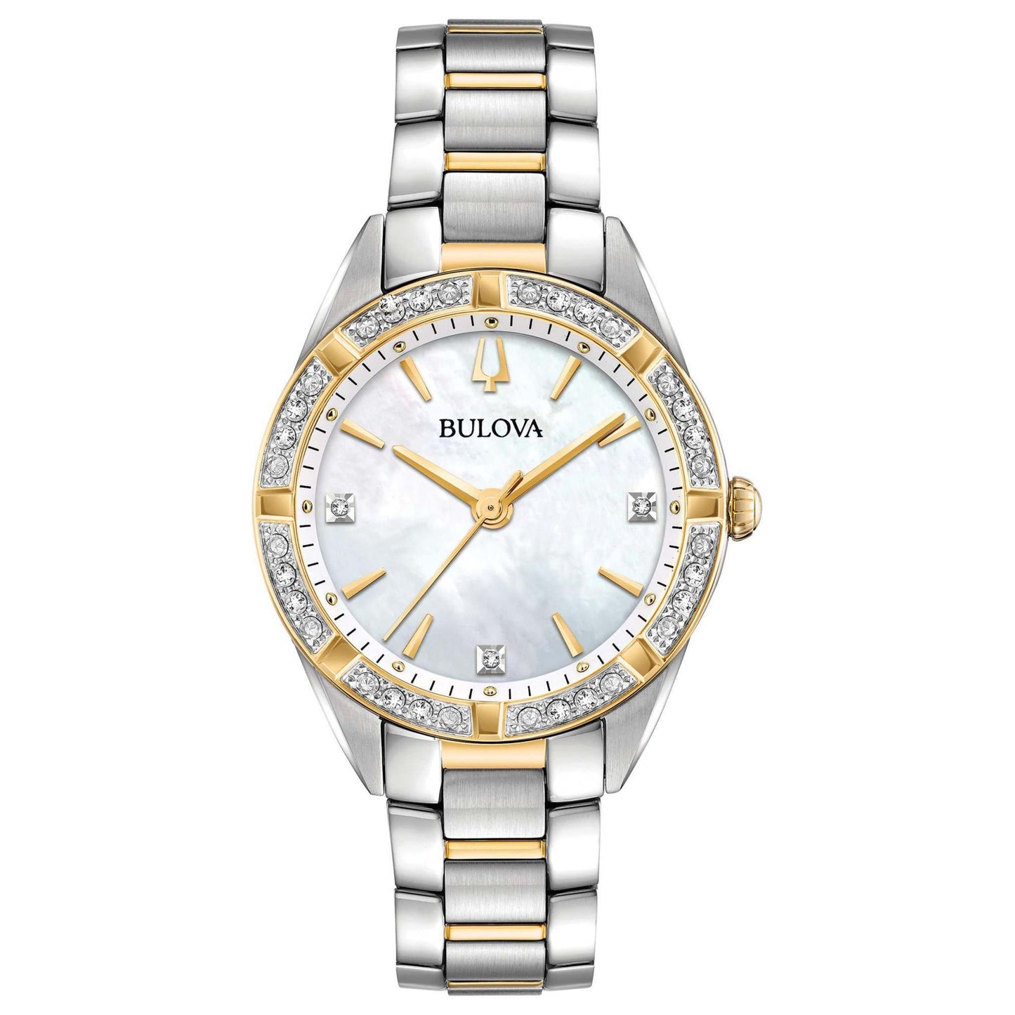 LADIES SUTTON DIAMOND SS WATCH MOTHER-OF-PEARL