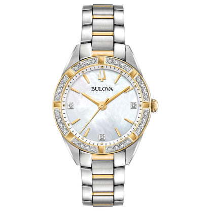LADIES SUTTON DIAMOND SS WATCH MOTHER-OF-PEARL