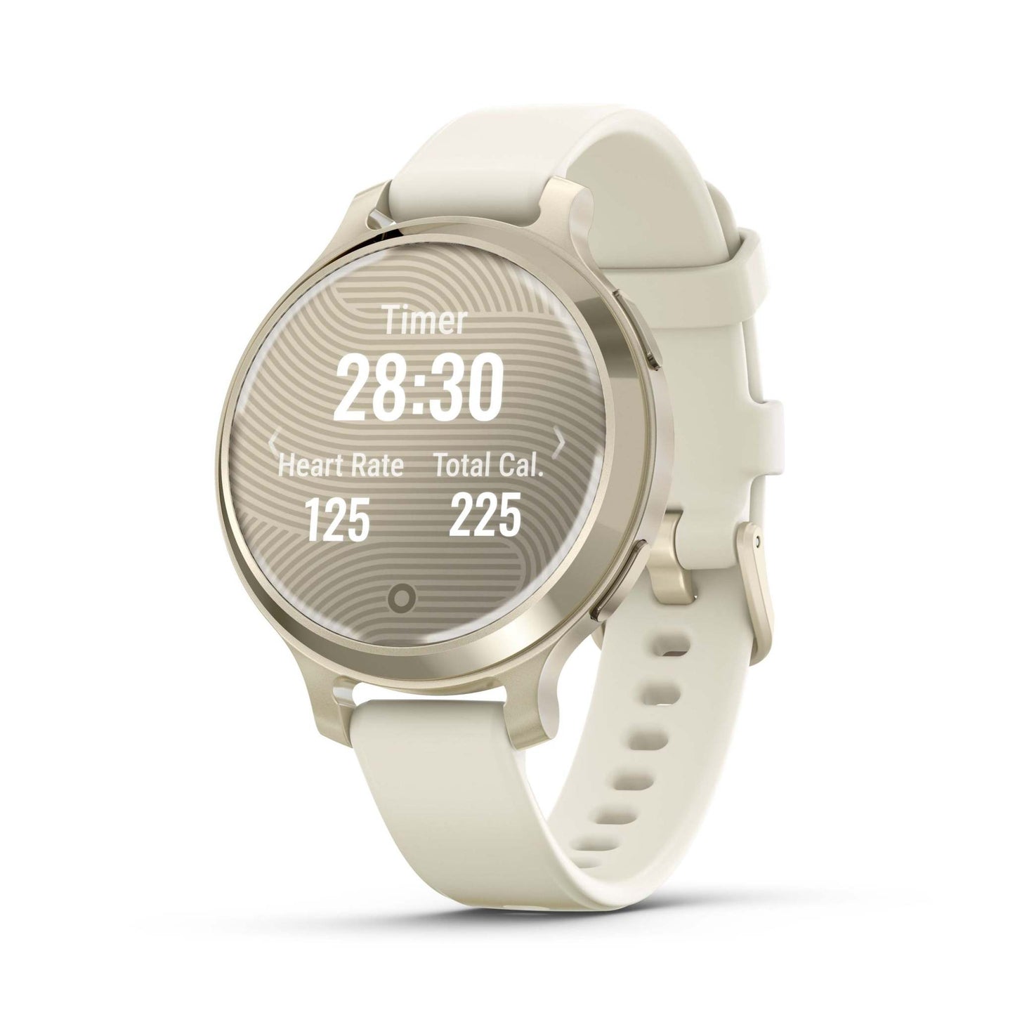 LILY 2 ACTIVE SMARTWATCH LUNAR GOLD W/ BONE SILICONE BAND