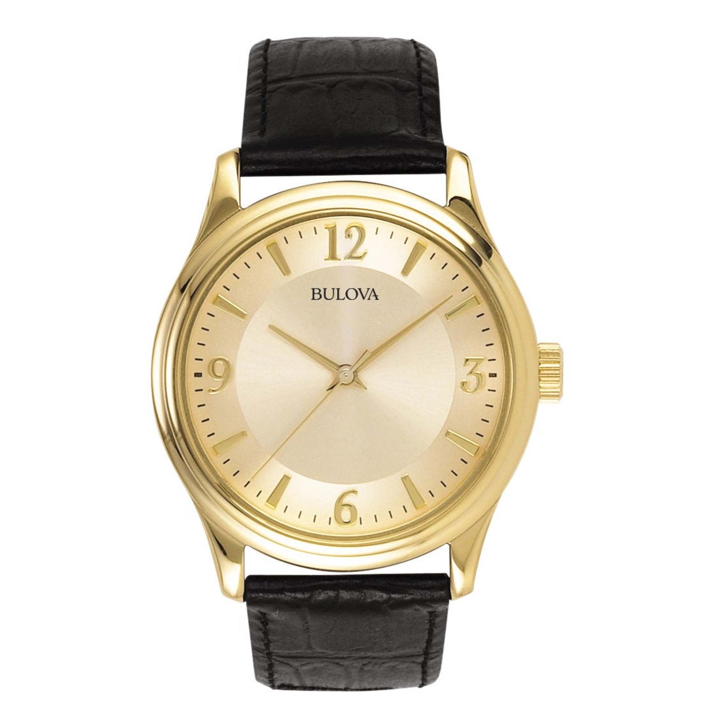 MENS CORPORATE COLLECTION LEATHER STRAP WATCH