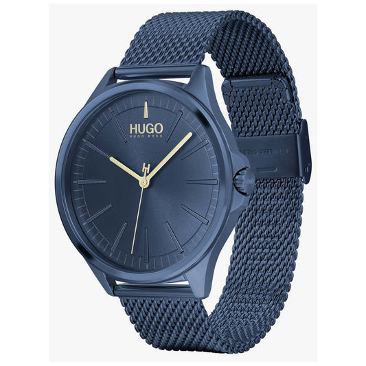 MENS SMASH STAINLESS STEEL MESH WATCH DARK