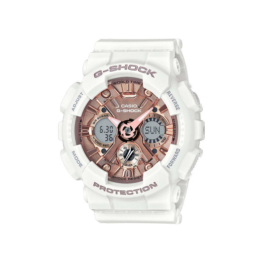 LADIES G-SHOCK S SERIES ANALOG/DIGITAL WATCH METALLIC