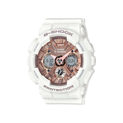 LADIES G-SHOCK S SERIES ANALOG/DIGITAL WATCH METALLIC