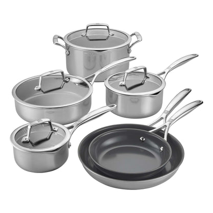 ENERGY PLUS 10PC ULTRA-NONSTICK 3-PLY COOKWARE SET