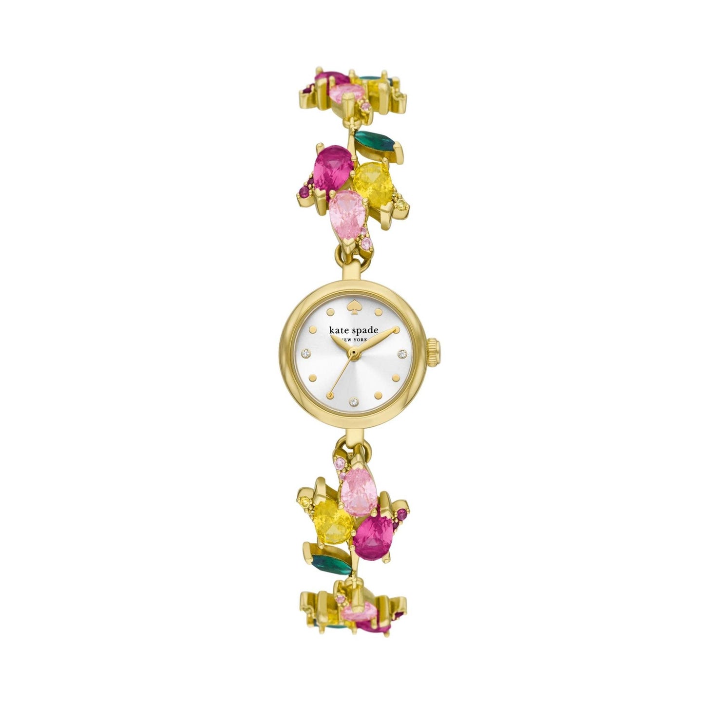 LADIES' MONROE CRYSTAL SS WATCH