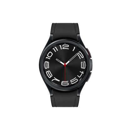 GALAXY WATCH6 43MM CLASSIC STAINLESS STEEL & LEATHER STRAP SMARTWATCH