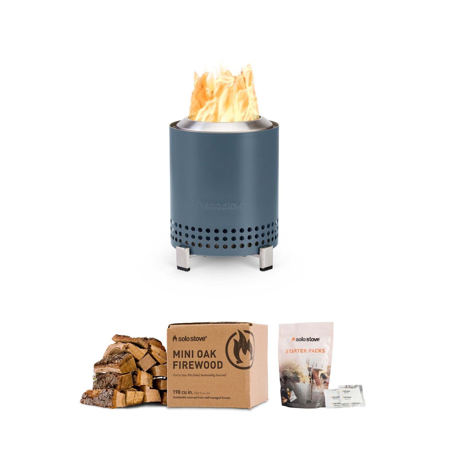 MESA TABLETOP PIT + WOOD FUEL PELLETS + STARTER PACK WATER