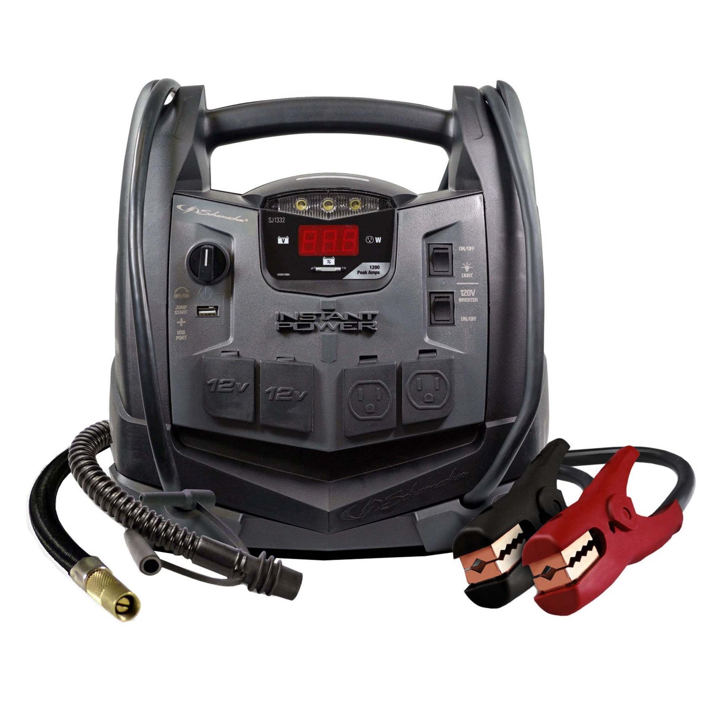 SJ1332 1200 PEAK AMP PORTABLE POWER STATION