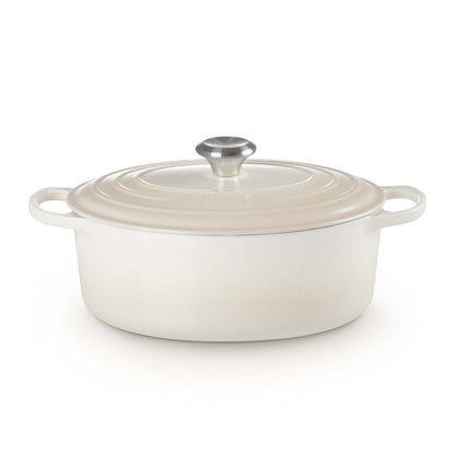 5QT SIGNATURE CAST IRON OVAL DUTCH OVEN MERINGUE