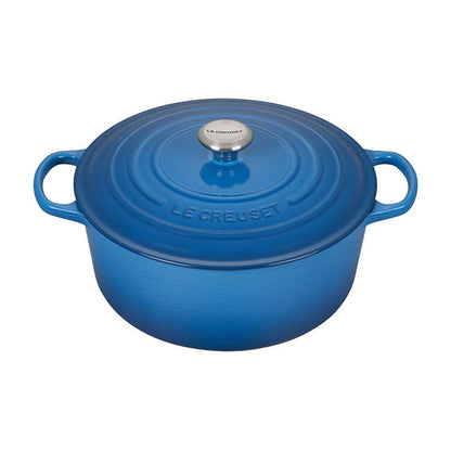9QT SIGNATURE CAST IRON ROUND DUTCH OVEN MARSEILLE